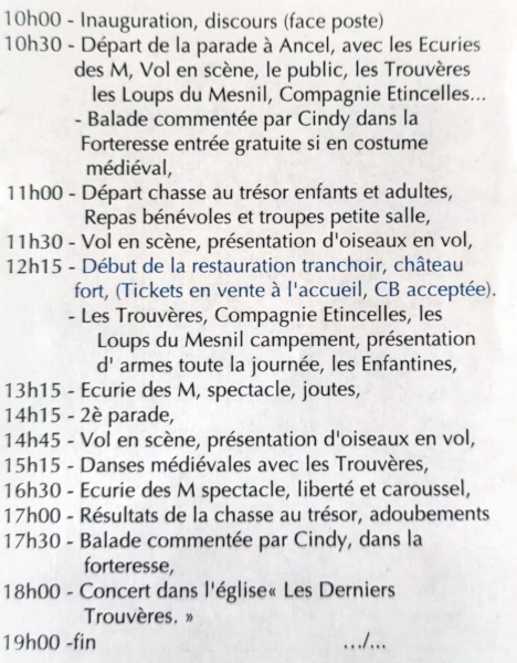 Programme des festivités programme des festivités